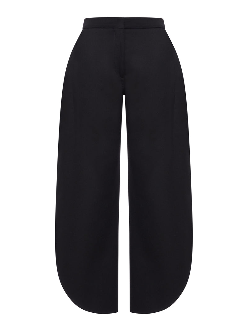 PANTALONI A PETALO IN LANA