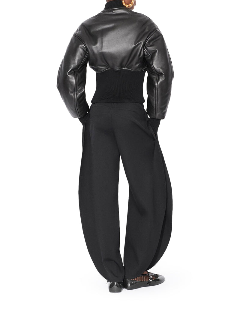 PANTALONI A PETALO IN LANA