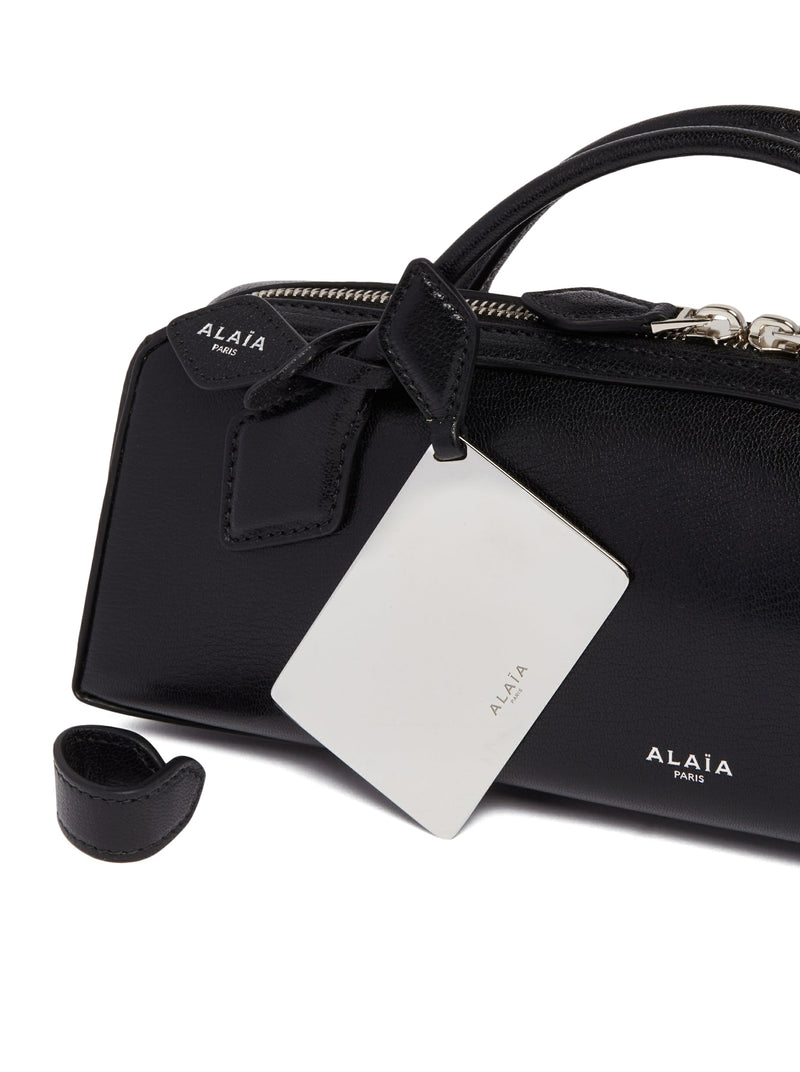 POCHETTE LE TECKEL IN PELLE DI CAPRA LUCIDA