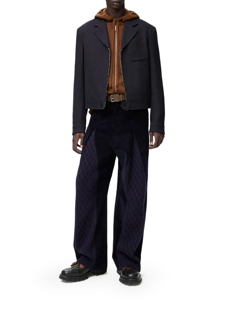 GIACCA CON ZIP IN LANA