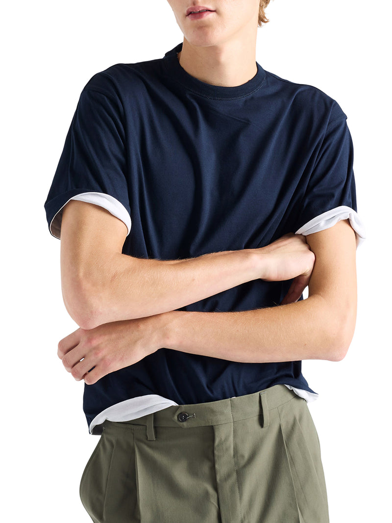 T-SHIRT REVERSIBILE IN COTONE
