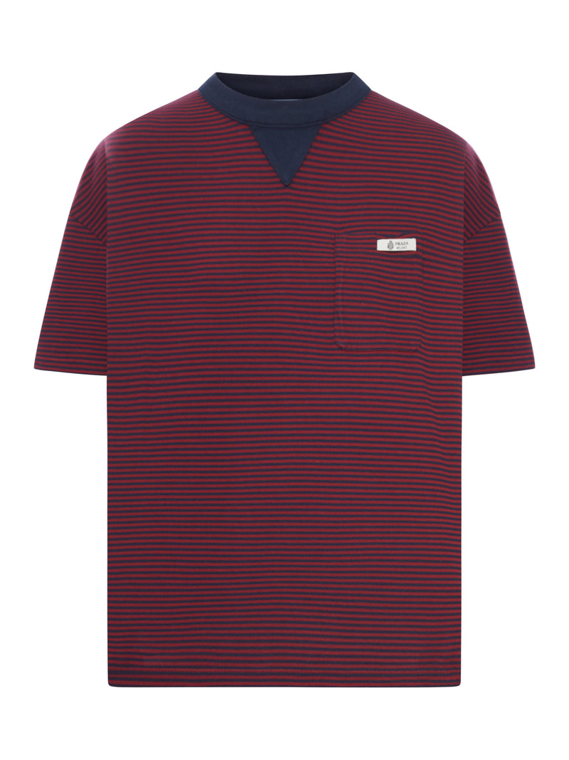 T-SHIRT A RIGHE IN JERSEY