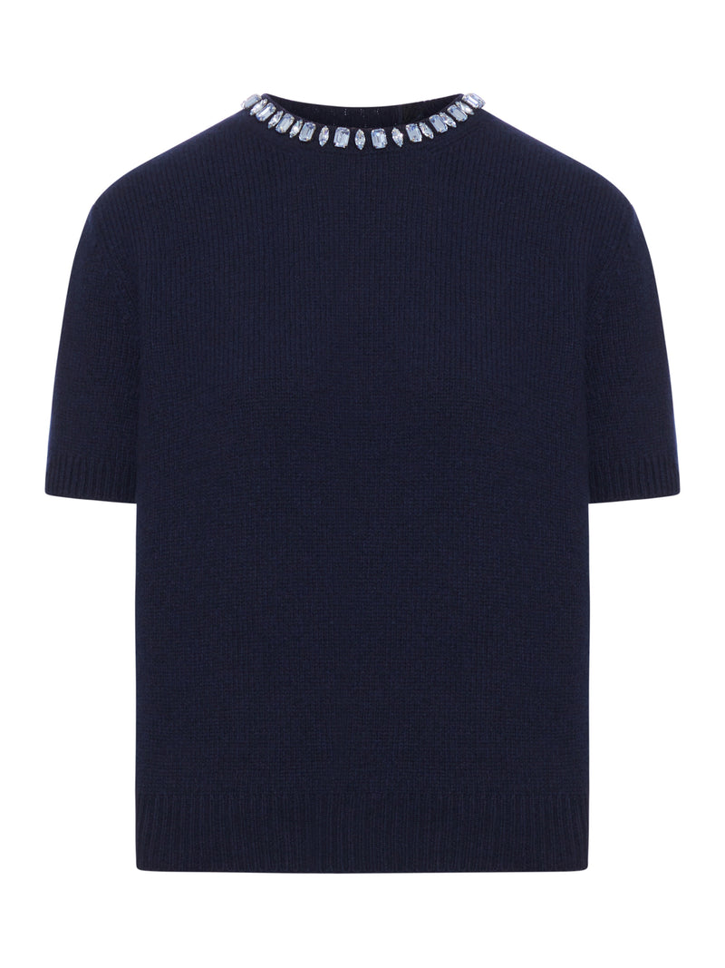 MAGLIA GIROCOLLO IN LANA E CASHMERE