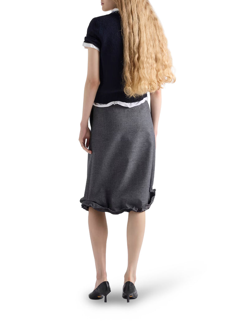 MAGLIA GIROCOLLO IN LANA E CASHMERE