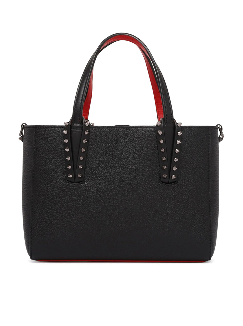 BORSA CABATA MINI IN PELLE MARTELLATA