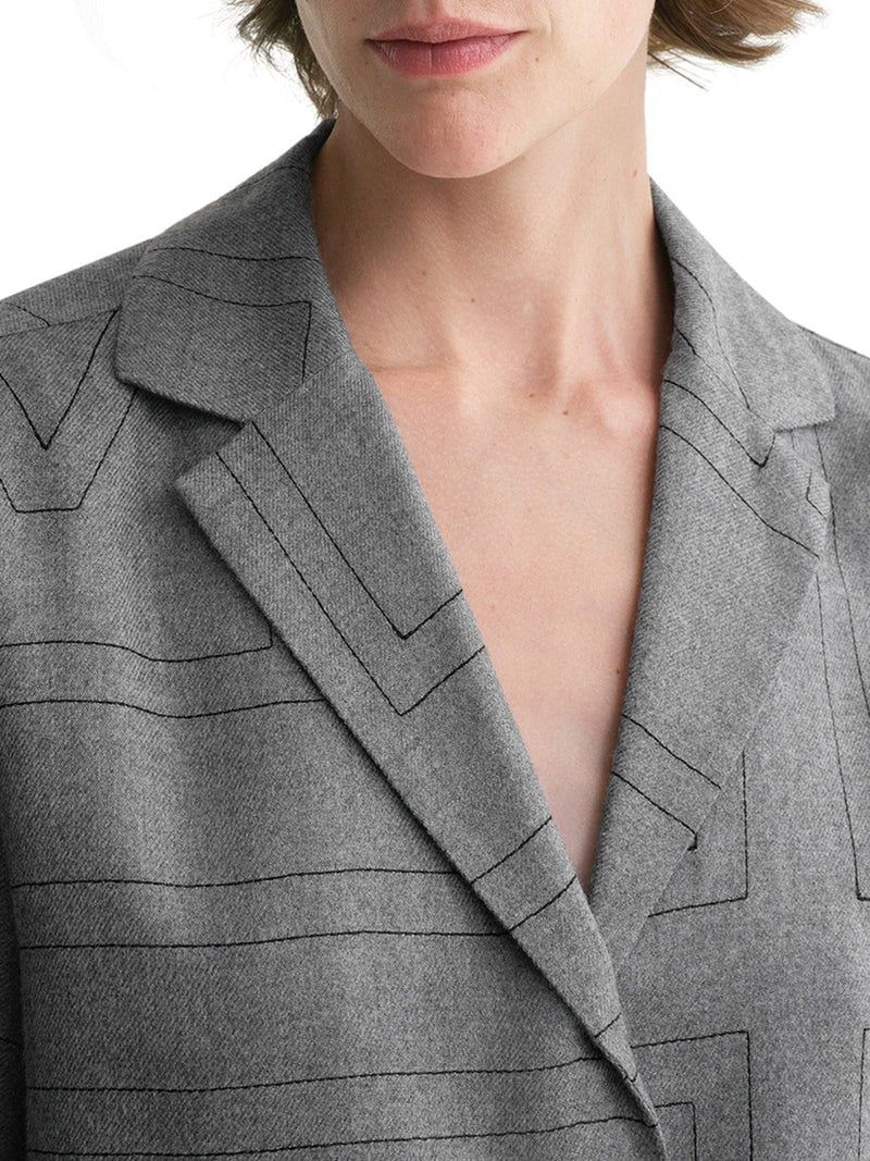 CAMICIA MONOGRAM IN FLANELLA