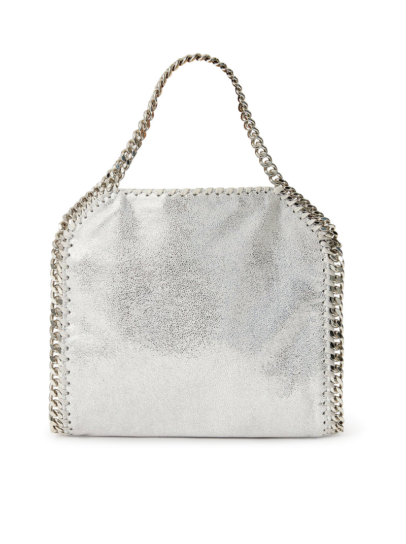 BORSA TOTE MINI FALABELLA METALLIZZATA