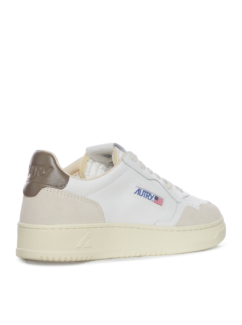 AUTRY MEDIALIST IN PELLE BIANCA