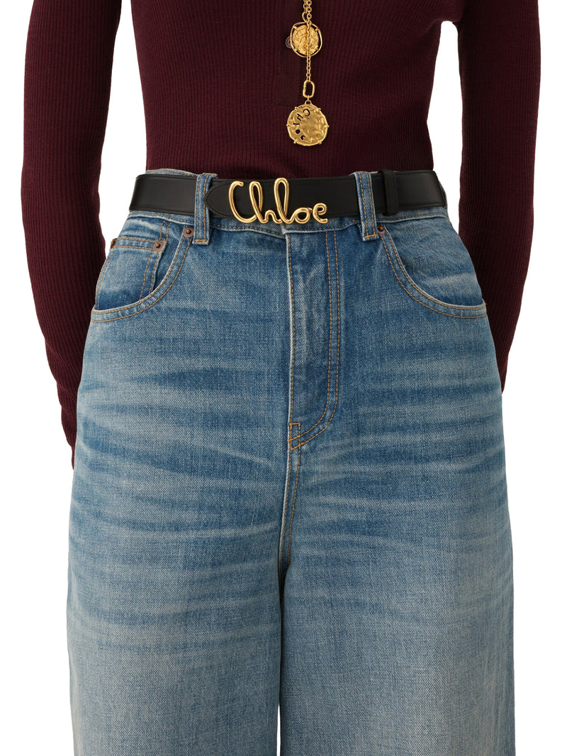 CINTURA ICONIC IN PELLE