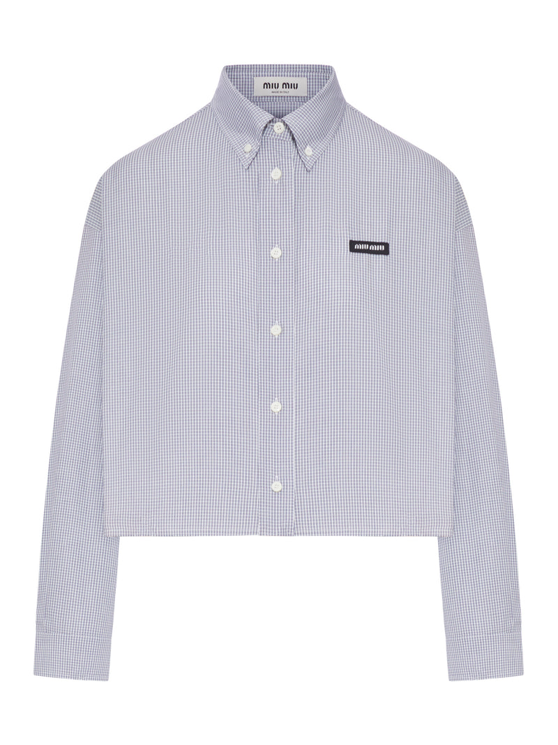 CAMICIA IN POPELINE DI COTONE