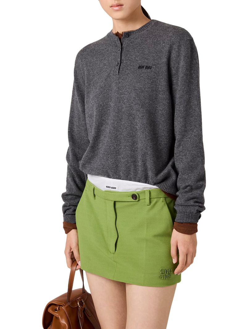 MAGLIONE GIROCOLLO IN CASHMERE