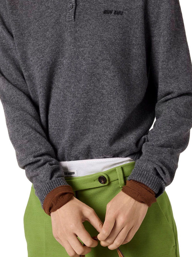 MAGLIONE GIROCOLLO IN CASHMERE