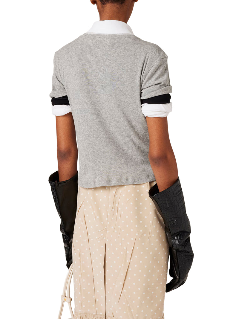 T-SHIRT IN JERSEY A COSTE
