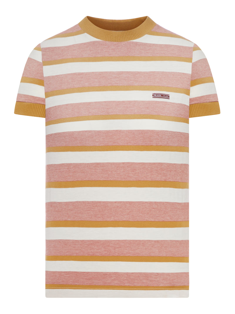 T-SHIRT GIROCOLLO IN COTONE