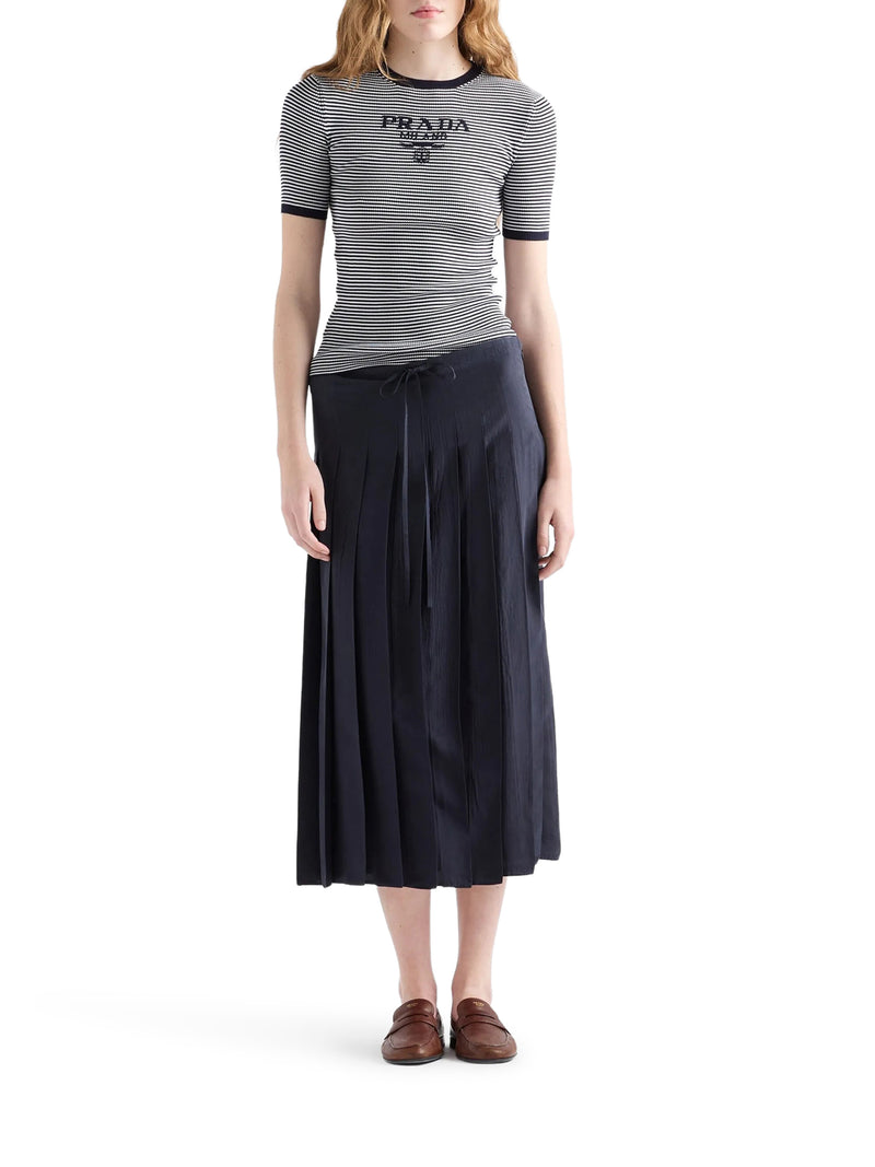 MAGLIA GIROCOLLO IN SETA