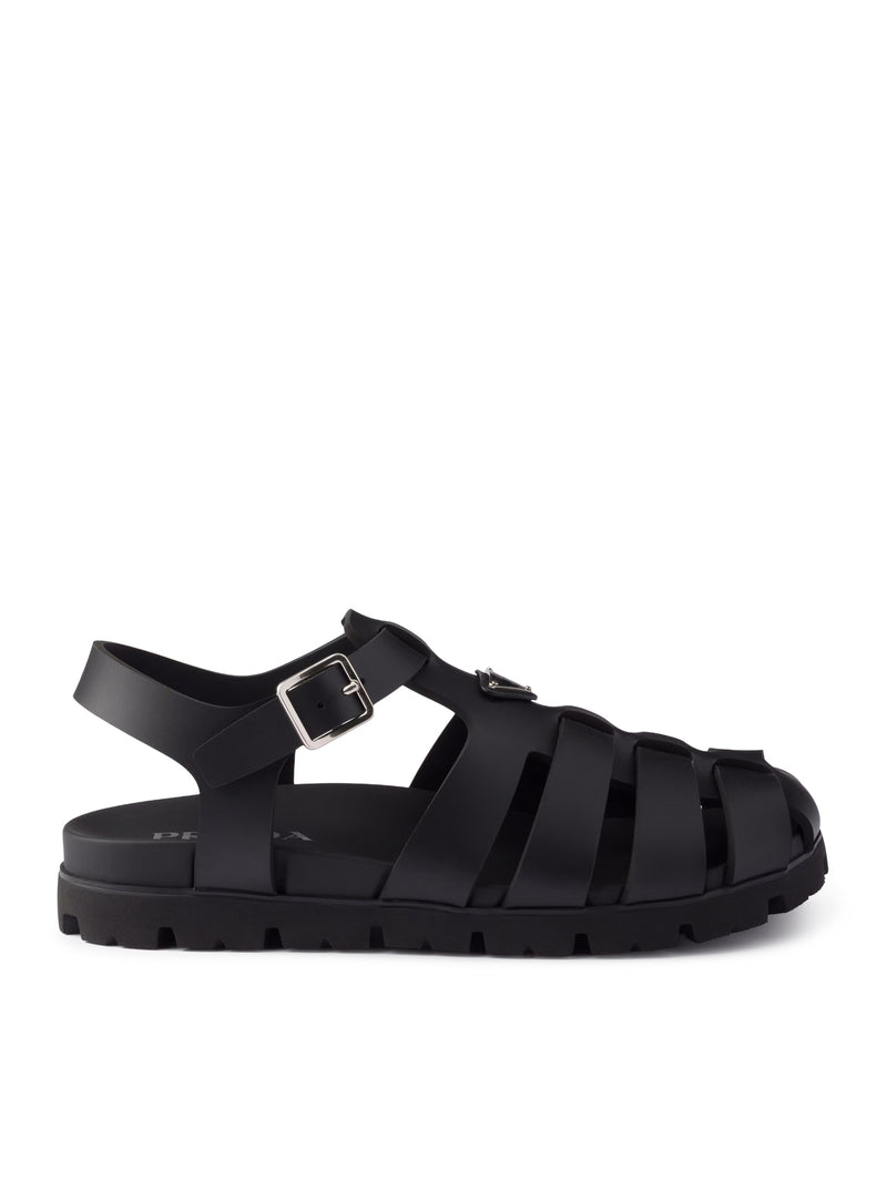 SANDALO A GABBIA IN GOMMA