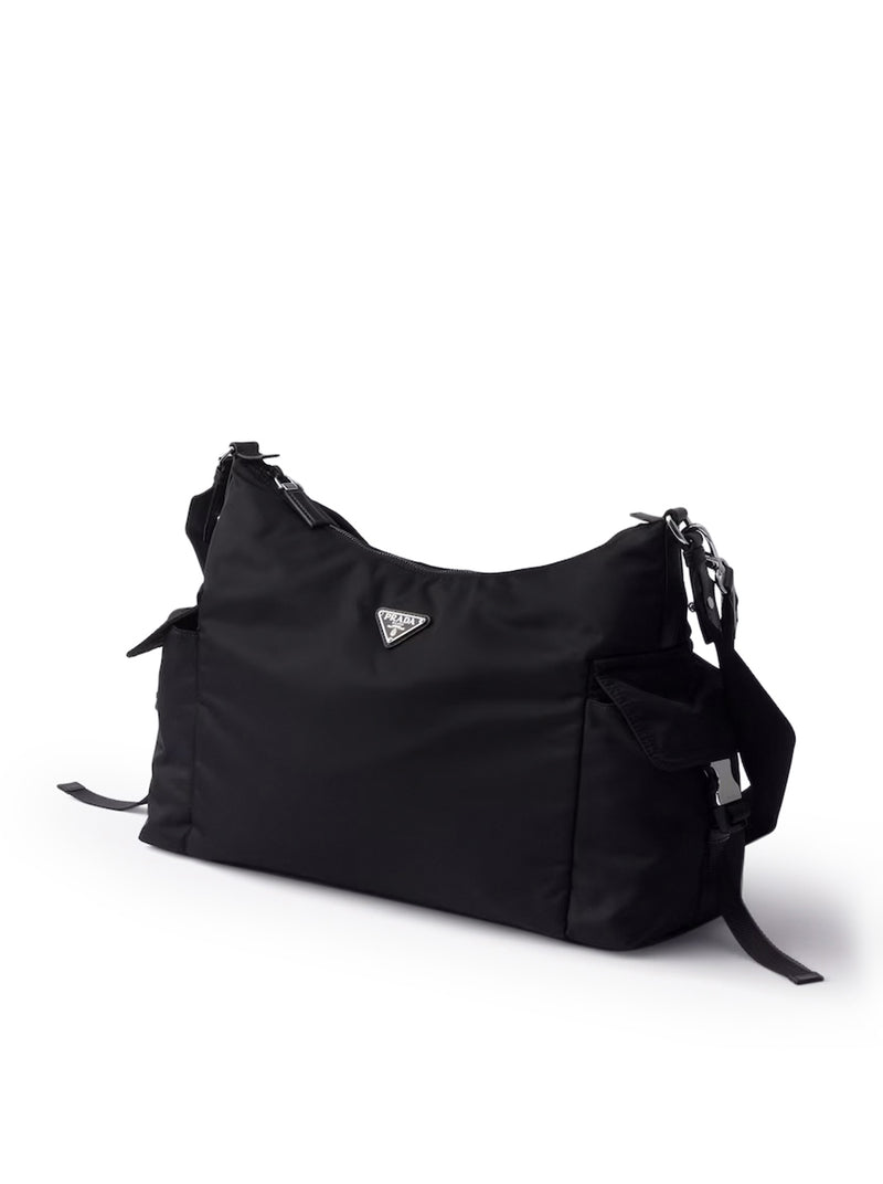 BORSA EXPLORE IN RE-NYLON E PELLE