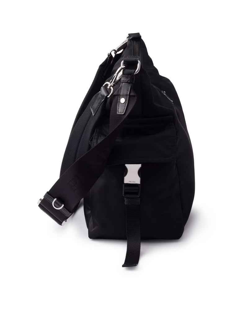 BORSA EXPLORE IN RE-NYLON E PELLE