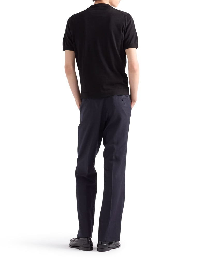 MAGLIA GIROCOLLO IN COTONE