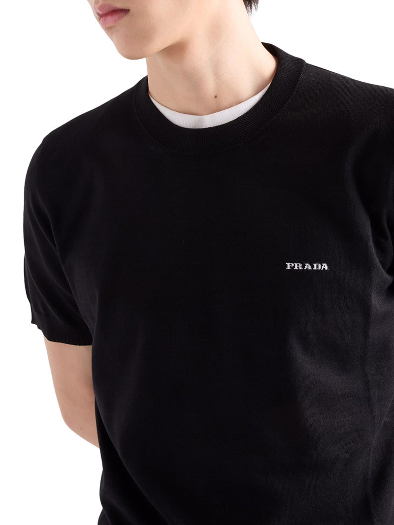 MAGLIA GIROCOLLO IN COTONE