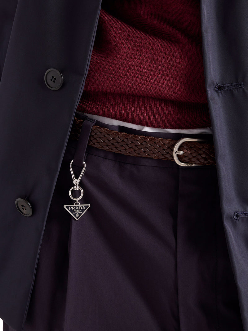 PANTALONI SARTORIALI IN POPELINE DI COTONE