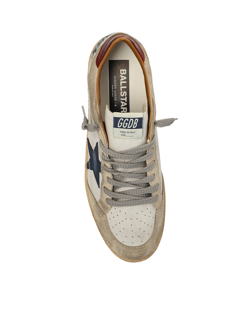 SNEAKERS BALLSTAR IN PELLE SCAMOSCIATA