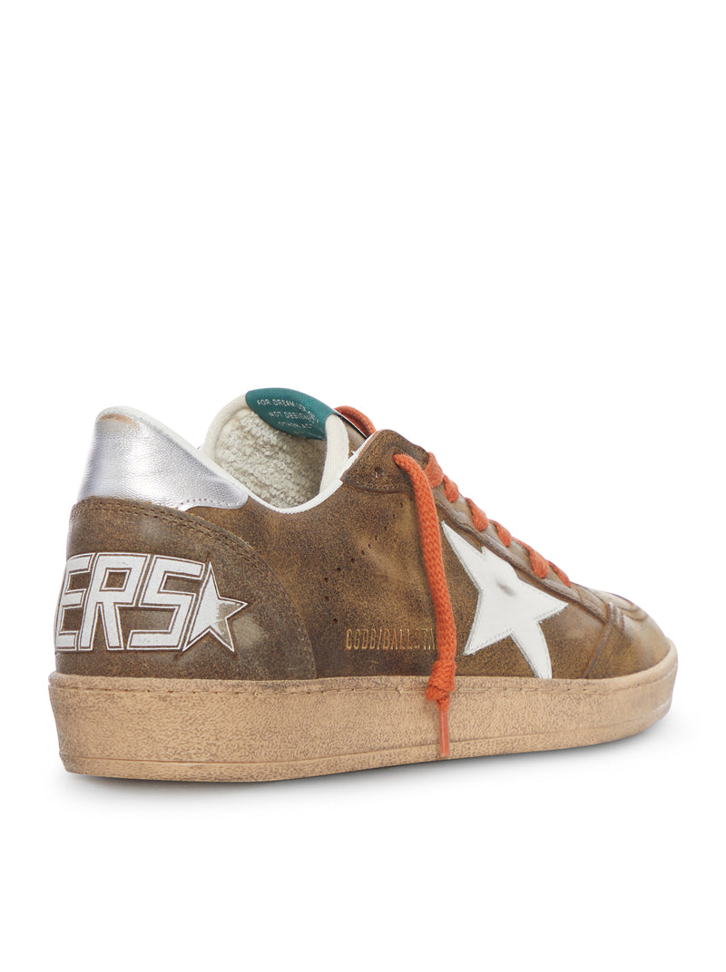 SNEAKERS BALL-STAR IN SUEDE E LACCI A CONTRASTO