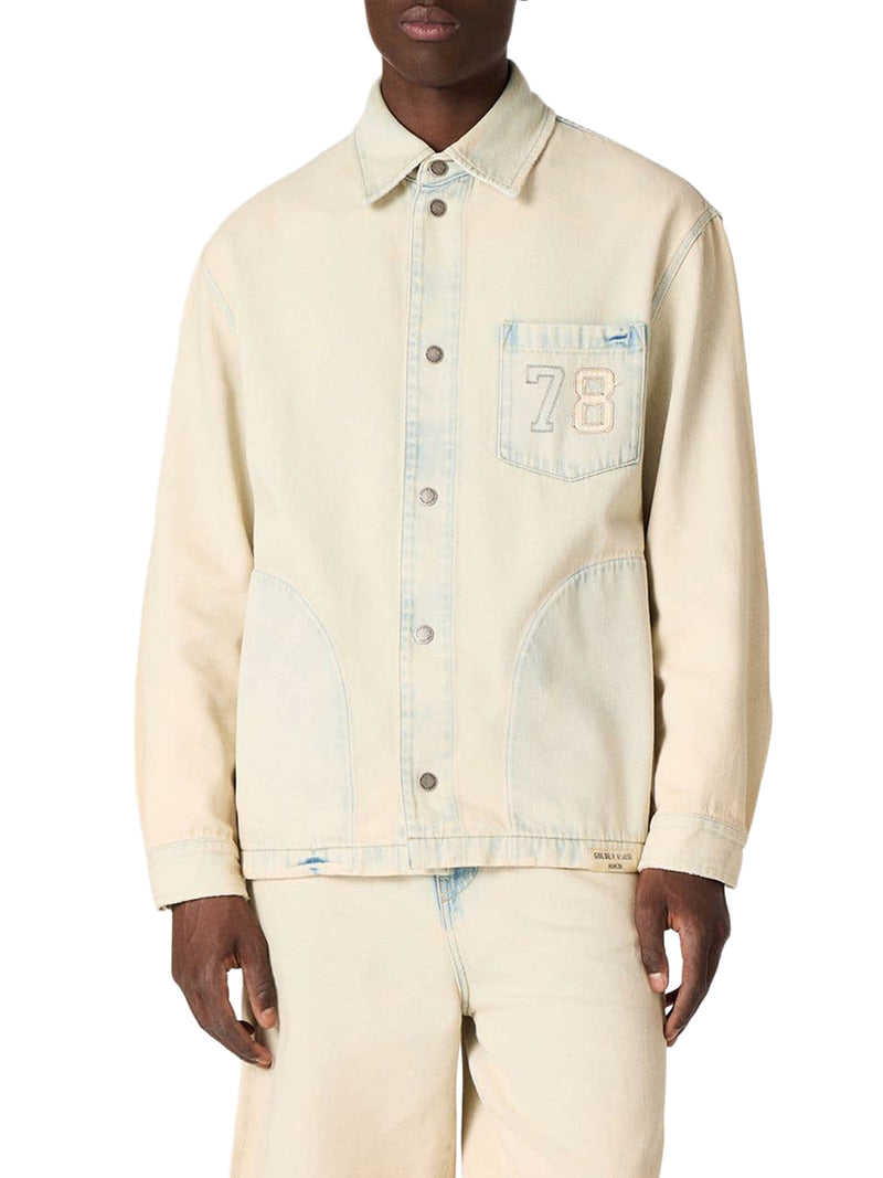GIACCA WORK IN DENIM SABBIA