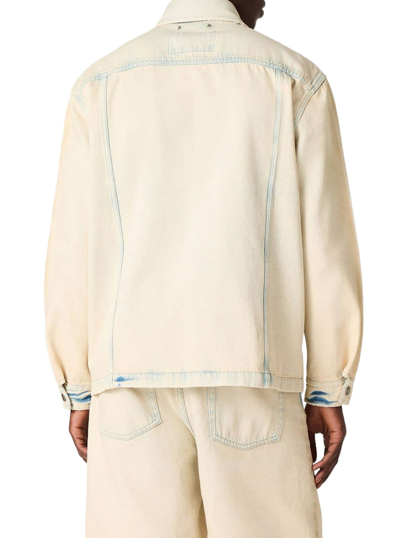 GIACCA WORK IN DENIM SABBIA