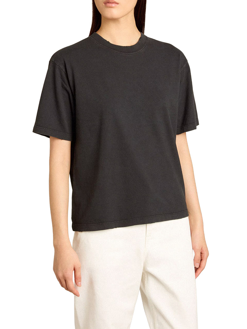 T-SHIRT CON LOGO REVERSE SUL RETRO