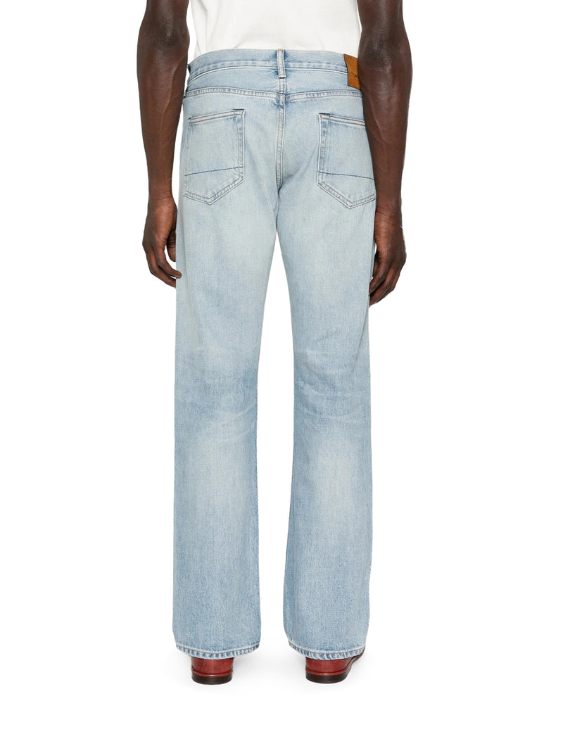 JEANS AZZURRI IN DENIM 50`S VESTIBILITÀ DRITTA