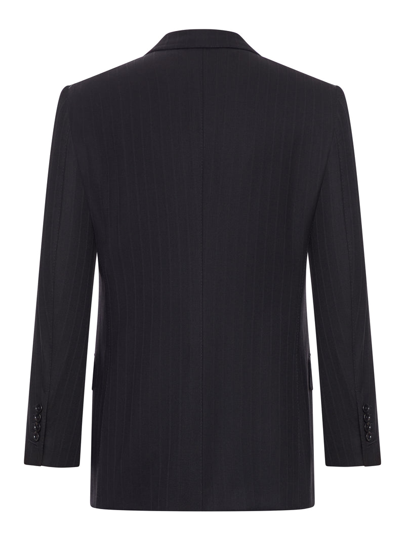 GIACCA DOPPIOPETTO GESSATO IN LANA