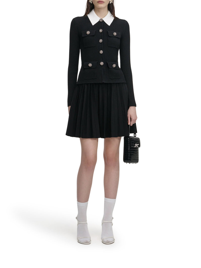 MINI ABITO NERO IN MAGLIA