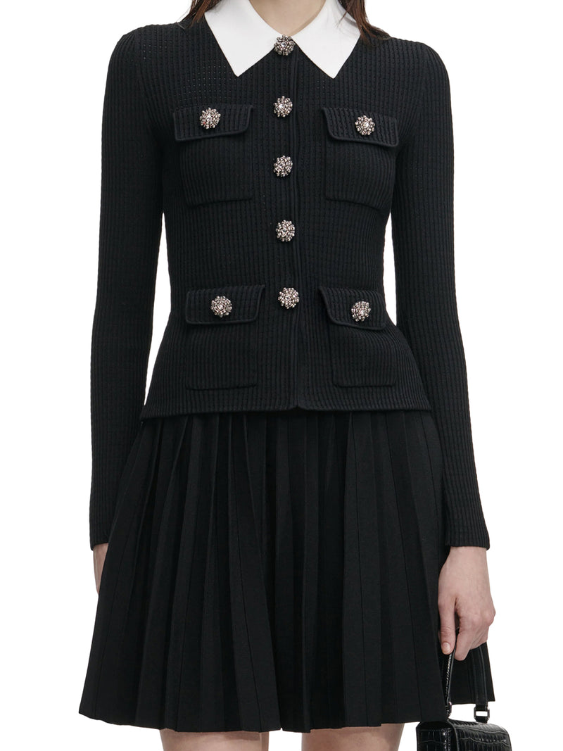 MINI ABITO NERO IN MAGLIA