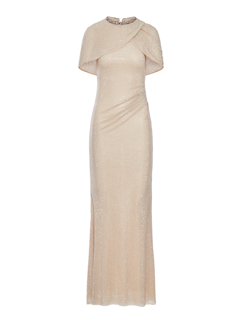 ABITO LUNGO CON STRASS