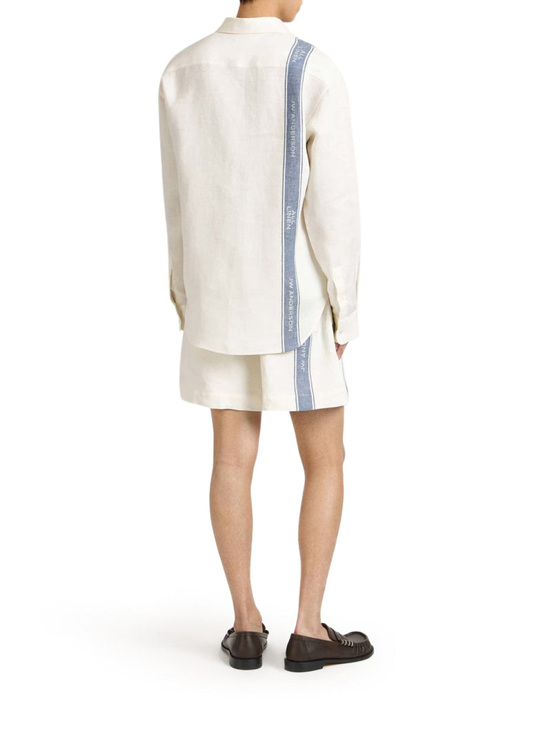 CAMICIA A MANICHE LUNGHE IN LINO