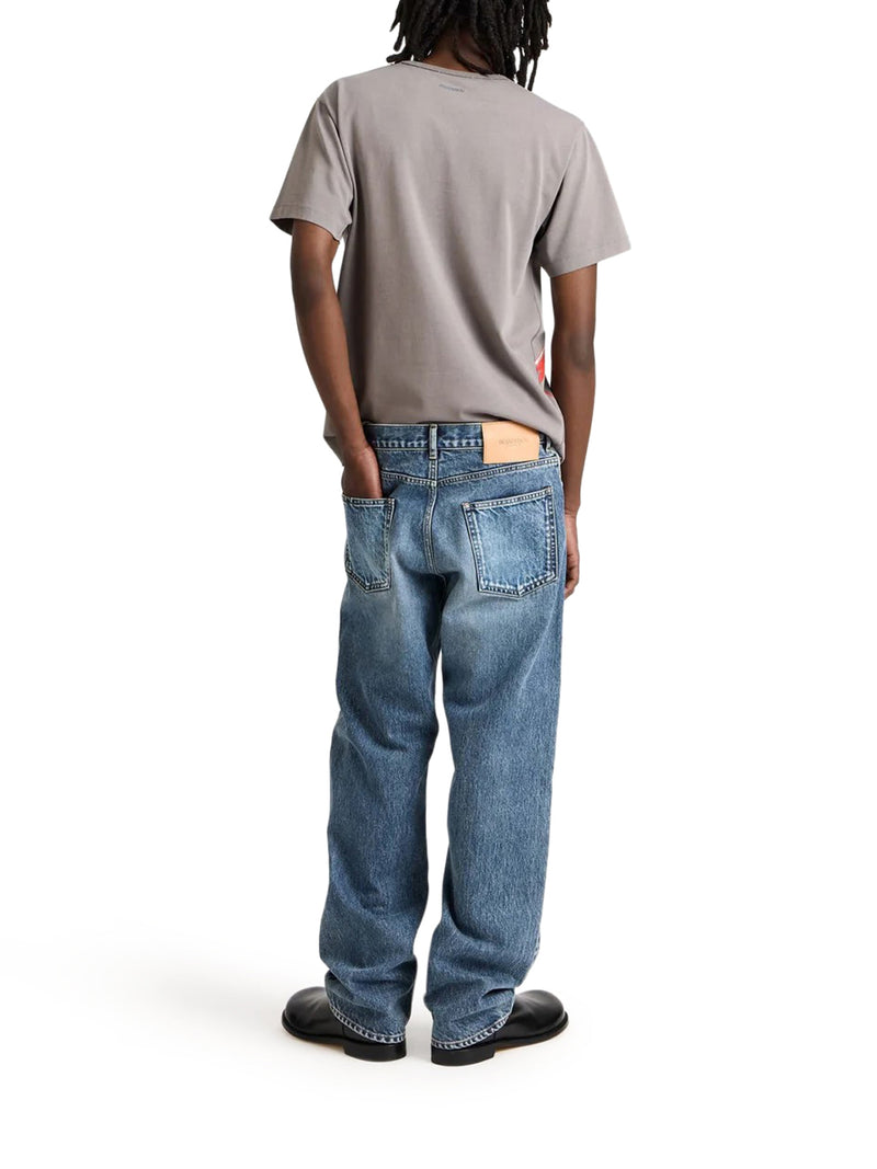 JEANS A GAMBA DRITTA IN DENIM