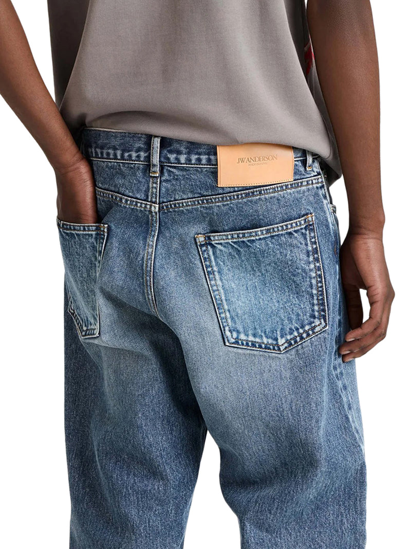 JEANS A GAMBA DRITTA IN DENIM