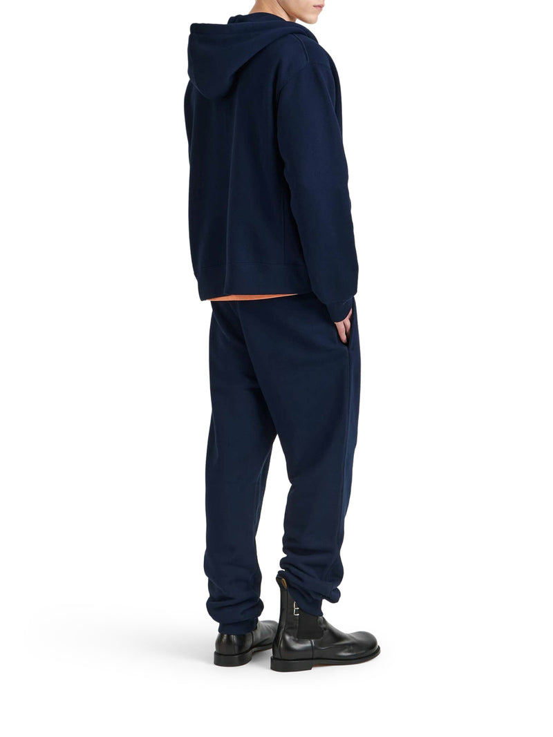 FELPA CON ZIP E CAPPUCCIO