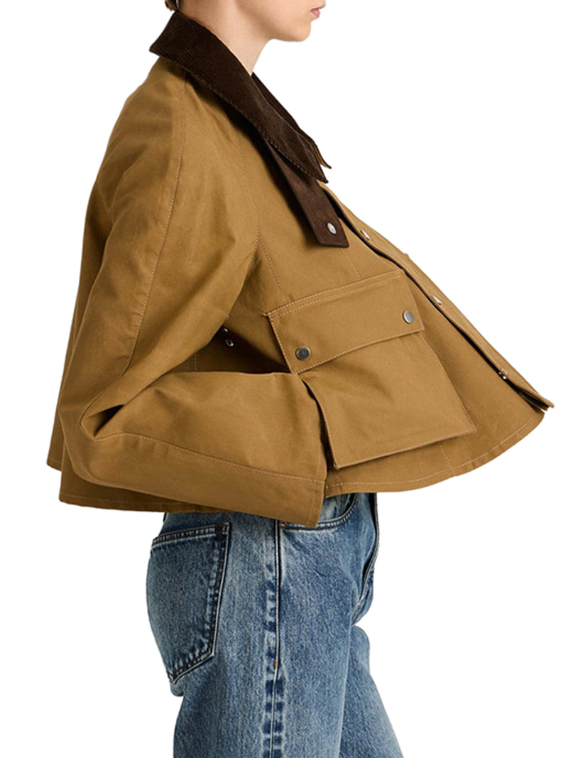 GIACCA BARN IN COTONE CERATO