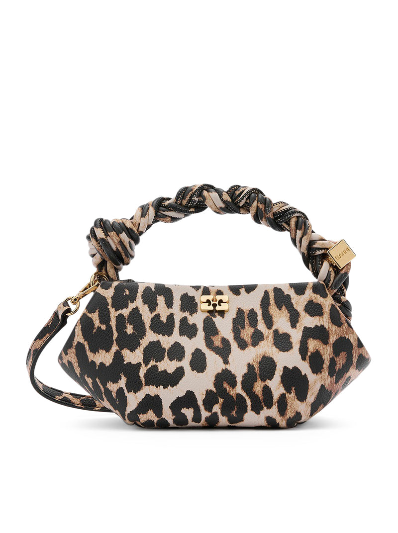 BORSA MINI BOU IN PELLE LEOPARDATA