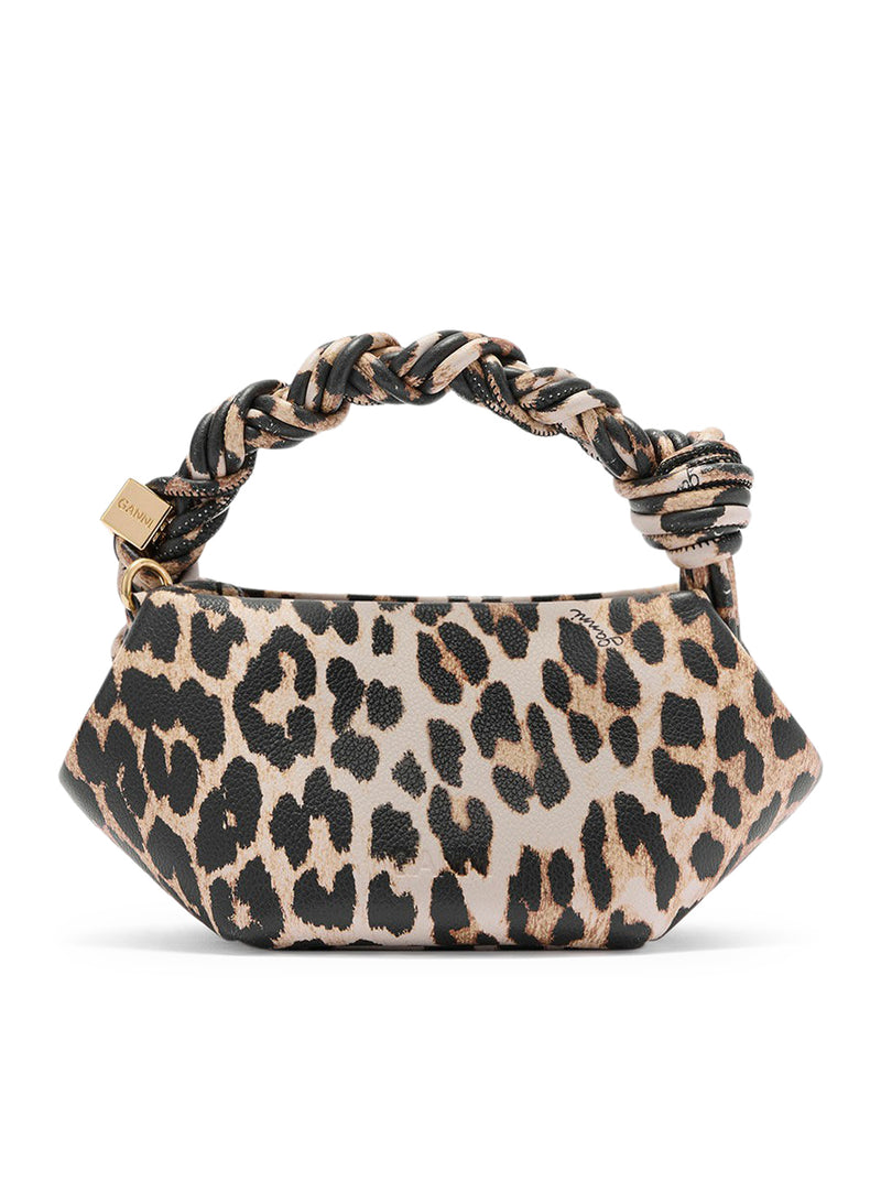 BORSA MINI BOU IN PELLE LEOPARDATA