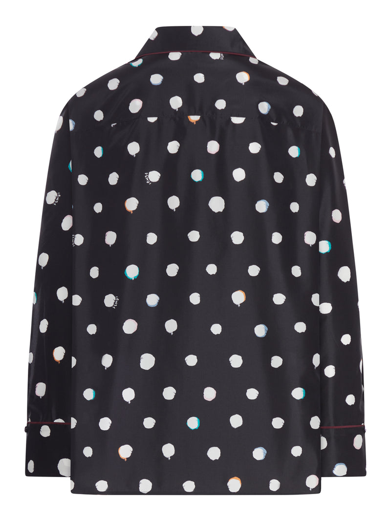 CAMICIA IN TAFFETÀ STAMPATO