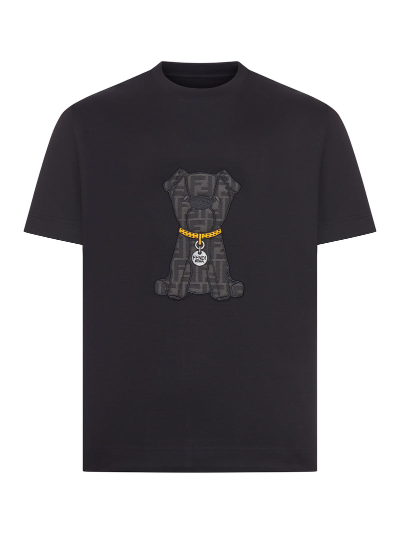 T-SHIRT IN COTONE NERO