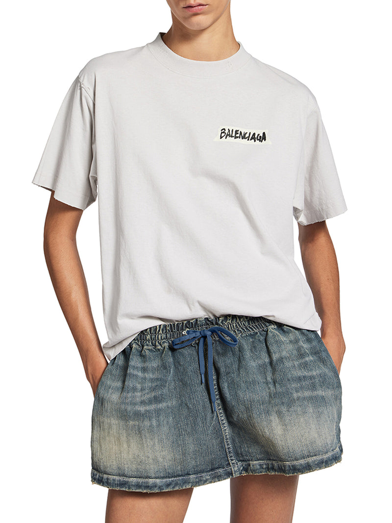 T-SHIRT MASKING TAPE VESTIBILITÀ MEDIA DA DONNA