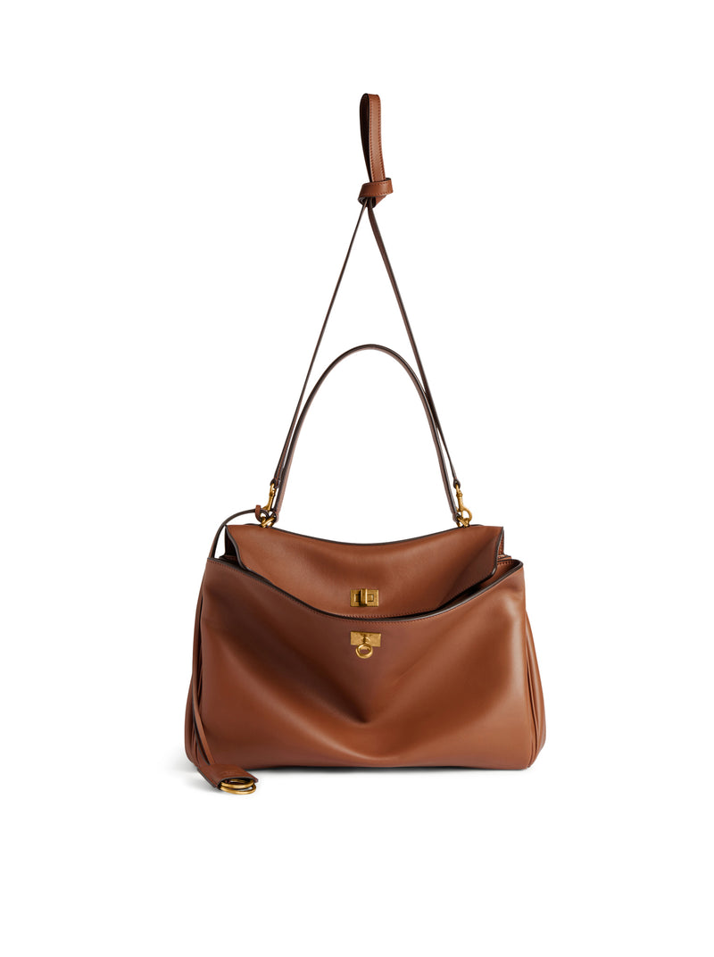 BORSA RODEO MEDIA IN MARRONE CHIARO