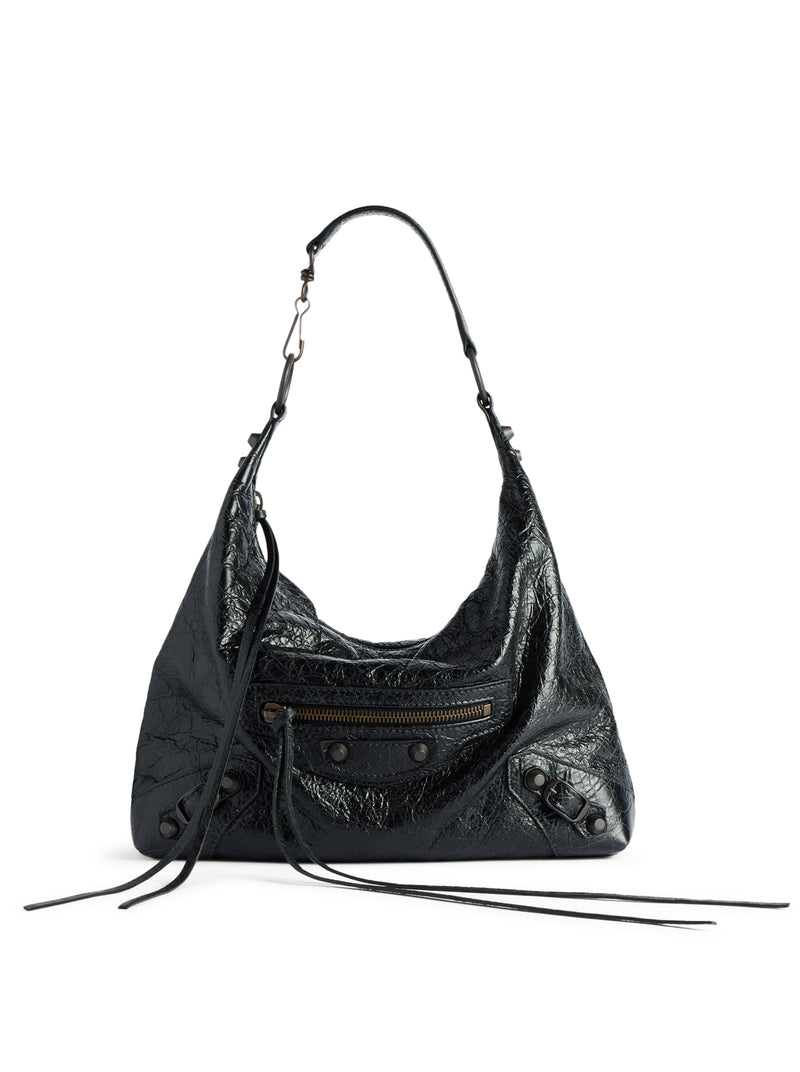 BORSA HOBO LE CITY PICCOLA IN PELLE DI AGNELLO ARENA