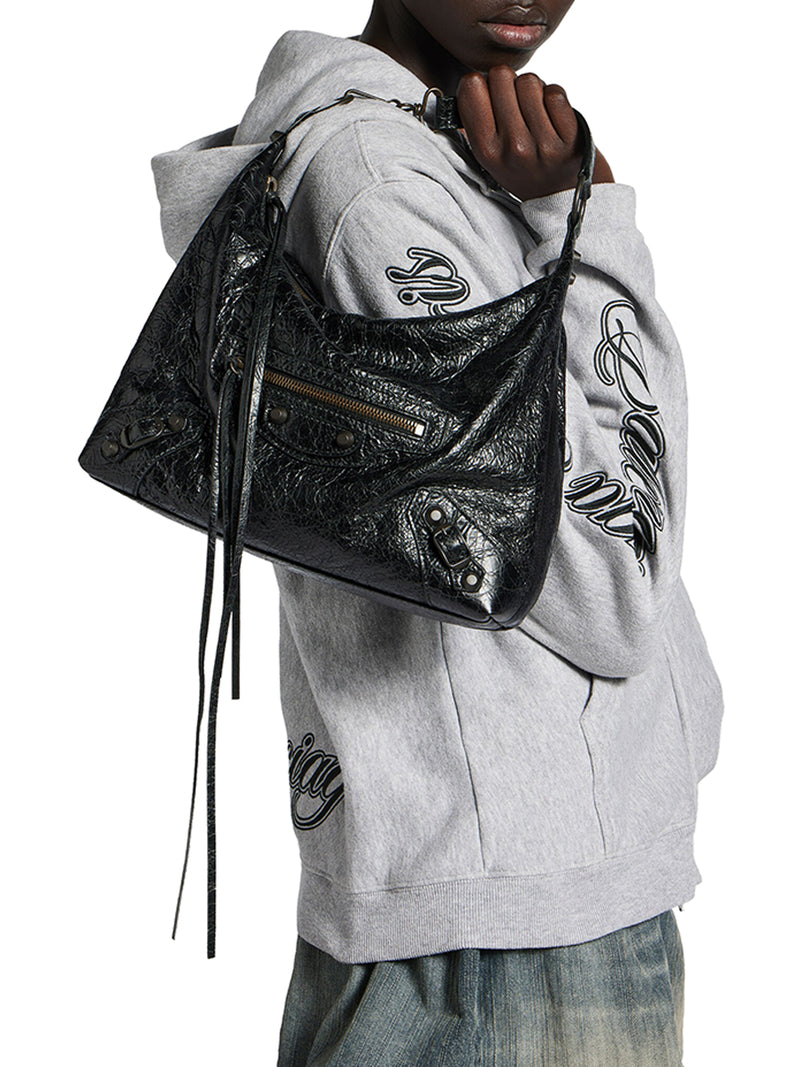 BORSA HOBO LE CITY PICCOLA IN PELLE DI AGNELLO ARENA