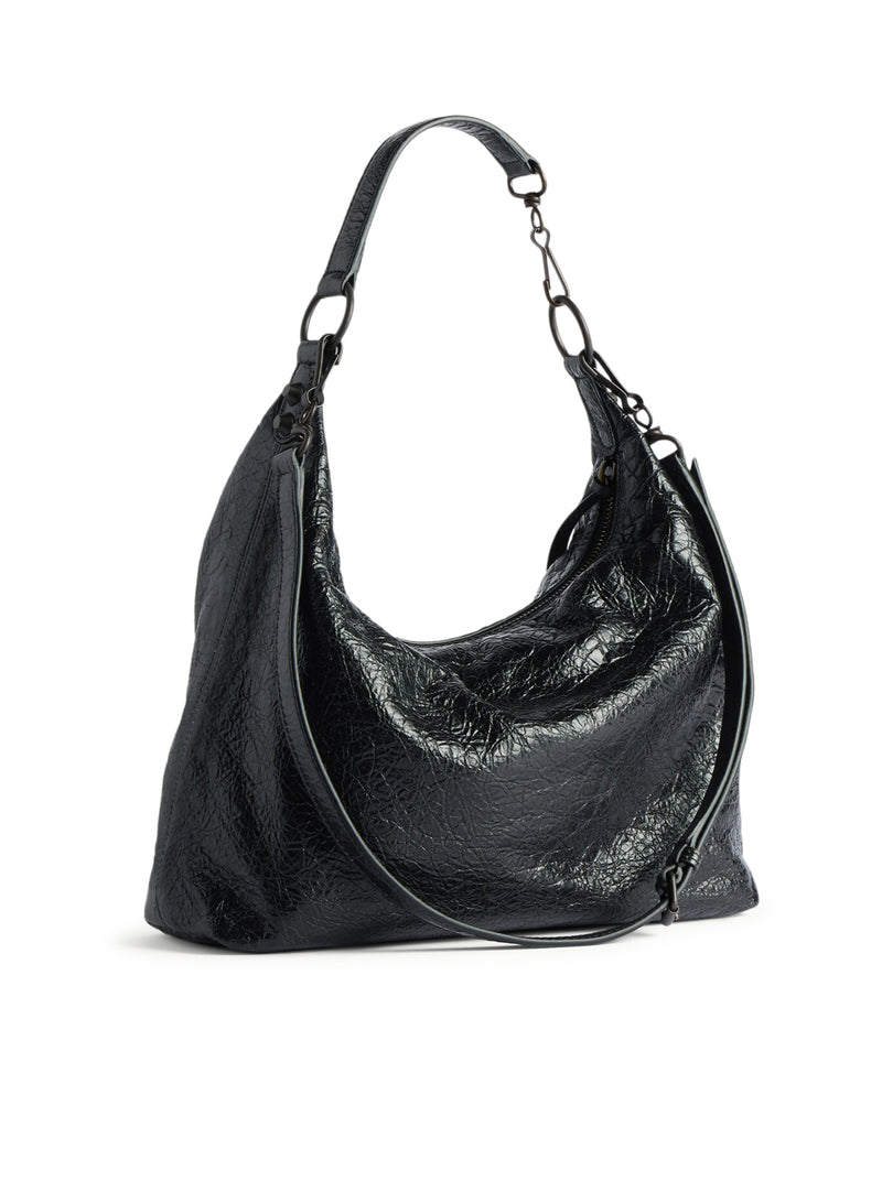 BORSA HOBO LE CITY PICCOLA IN PELLE DI AGNELLO ARENA