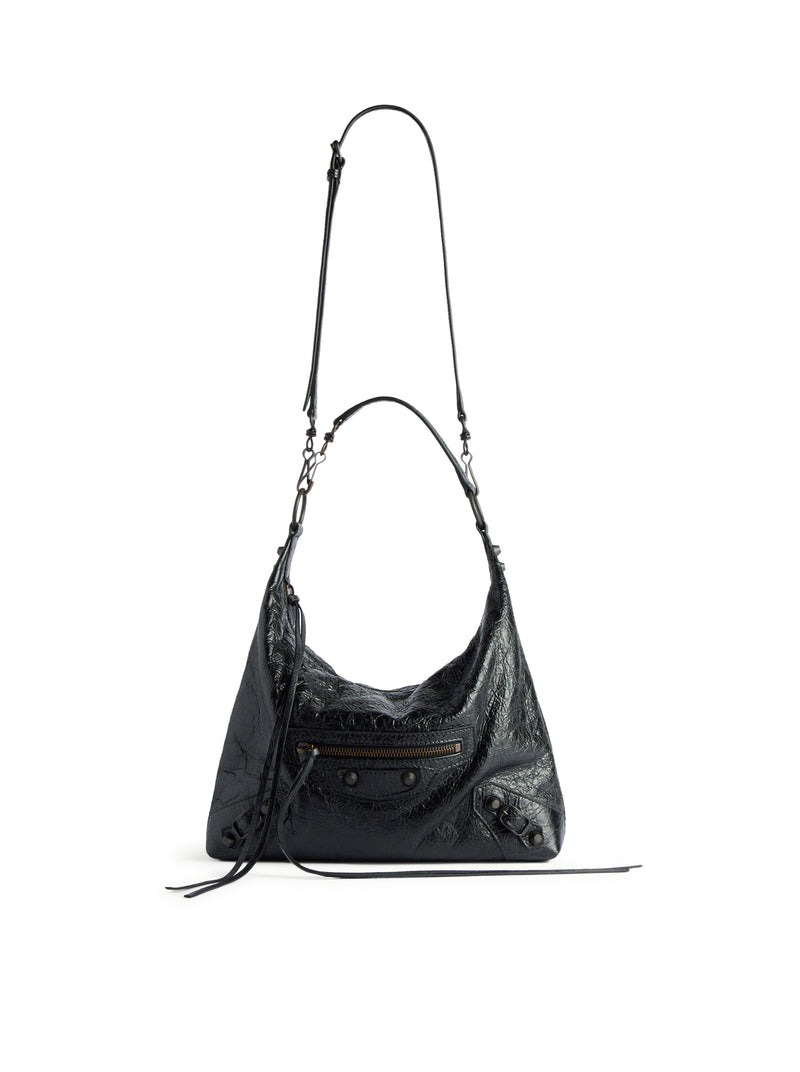 BORSA HOBO LE CITY PICCOLA IN PELLE DI AGNELLO ARENA